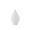 Art Déco Vase 16cm, Weiß