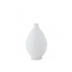 Art Déco Vase 16cm, Weiß