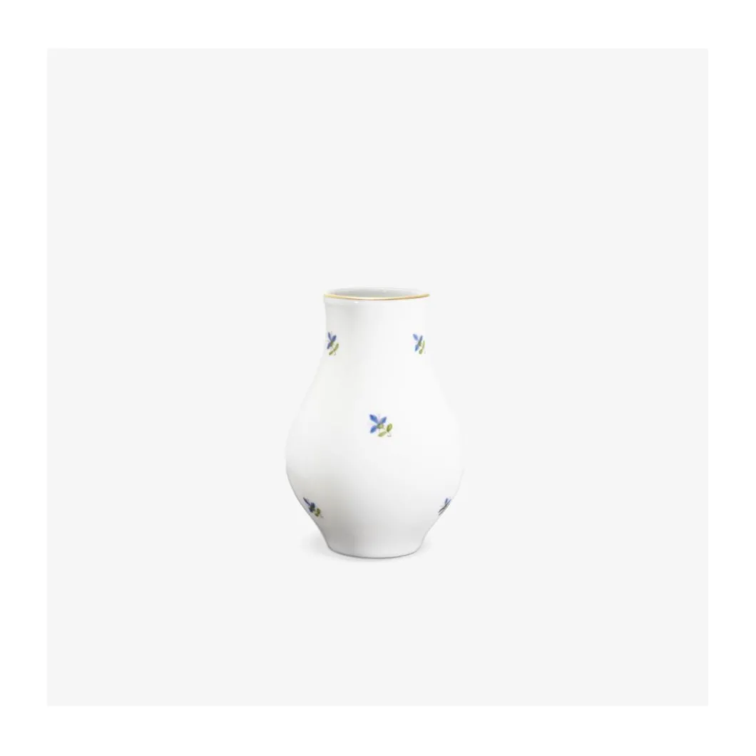 Birnenförmige Vase 9cm, Kornblumenstreuer