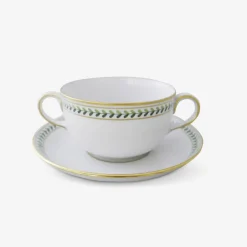 Bouillontasse, Blättchenkante