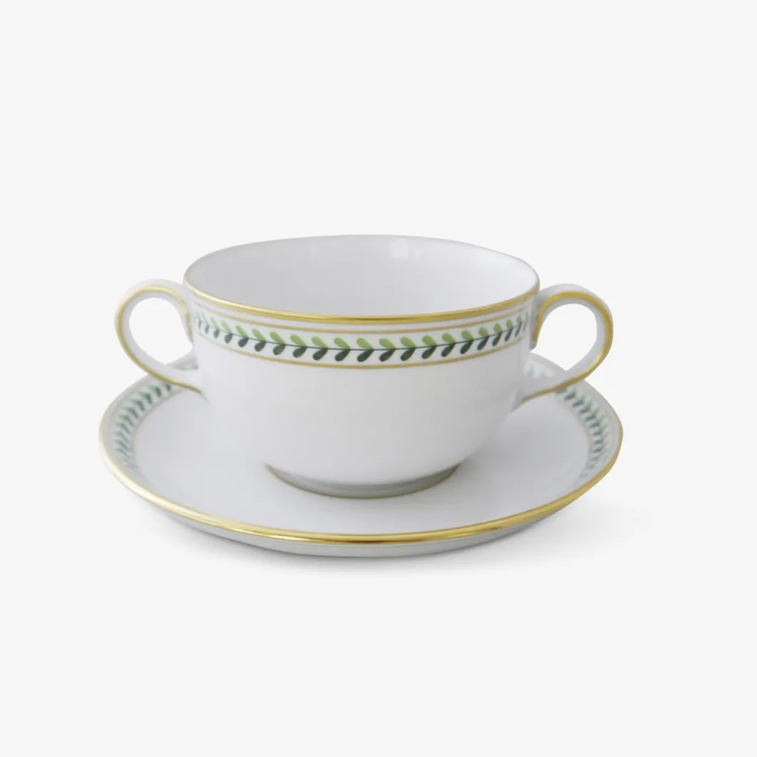 Bouillontasse, Blättchenkante