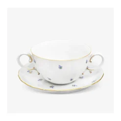 Bouillontasse mit Untertasse Mozart, Kornblumenstreuer