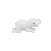Elefantenbaby liegend, bemalt