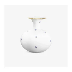 Ellipsenförmige Vase 14cm, Kornblumenstreuer