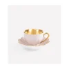 Espressotasse Melone 0,05l, Cremerosa mit Vergoldung