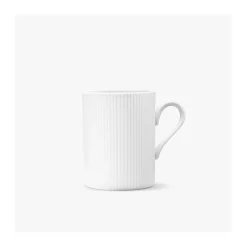 Frühstücksbecher Plissee 0,25l, Weiß