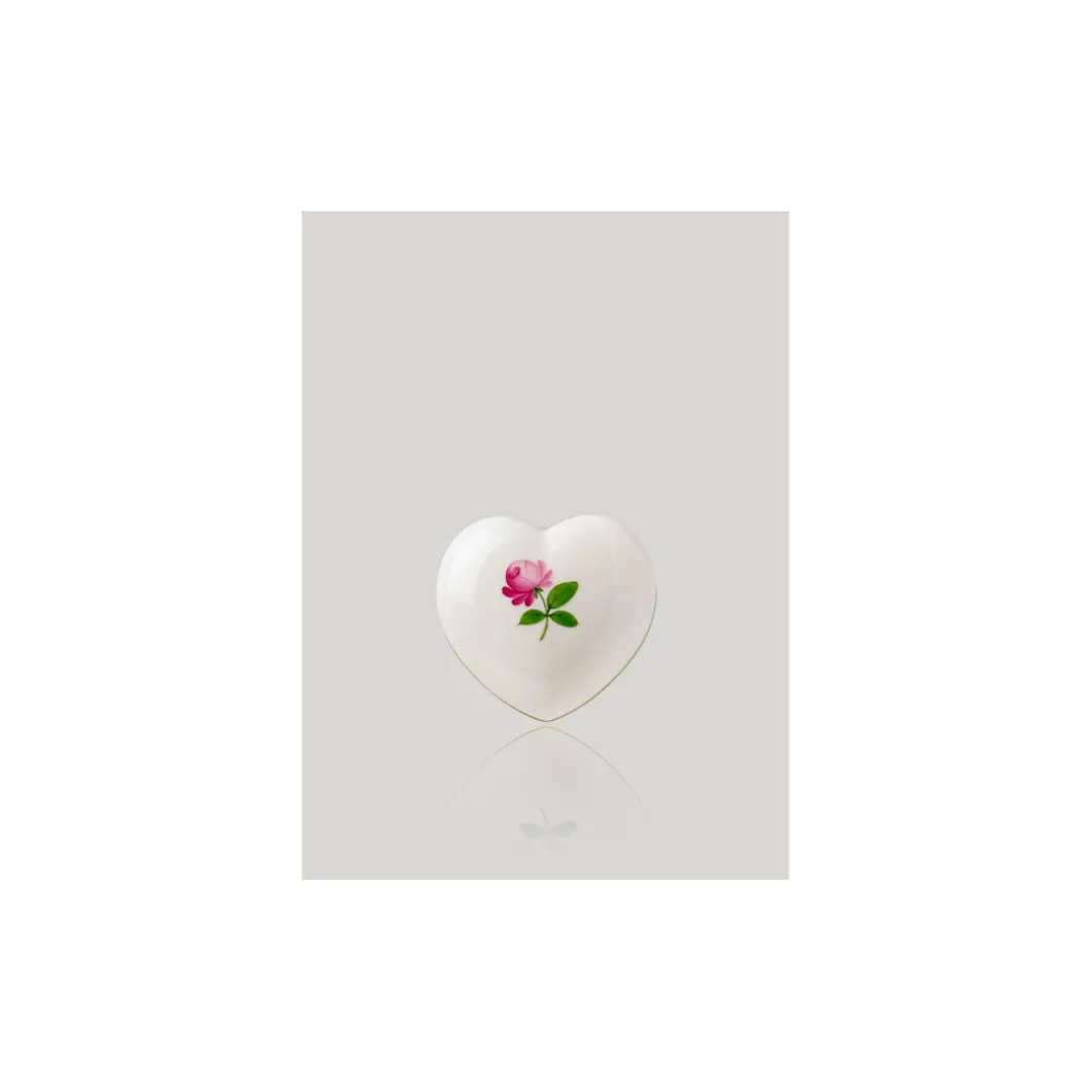 Herzdose 7x7cm, Wiener Rose