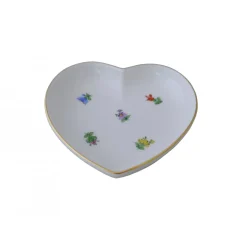 Herzschale 10x10cm, Bunte Streublümchen