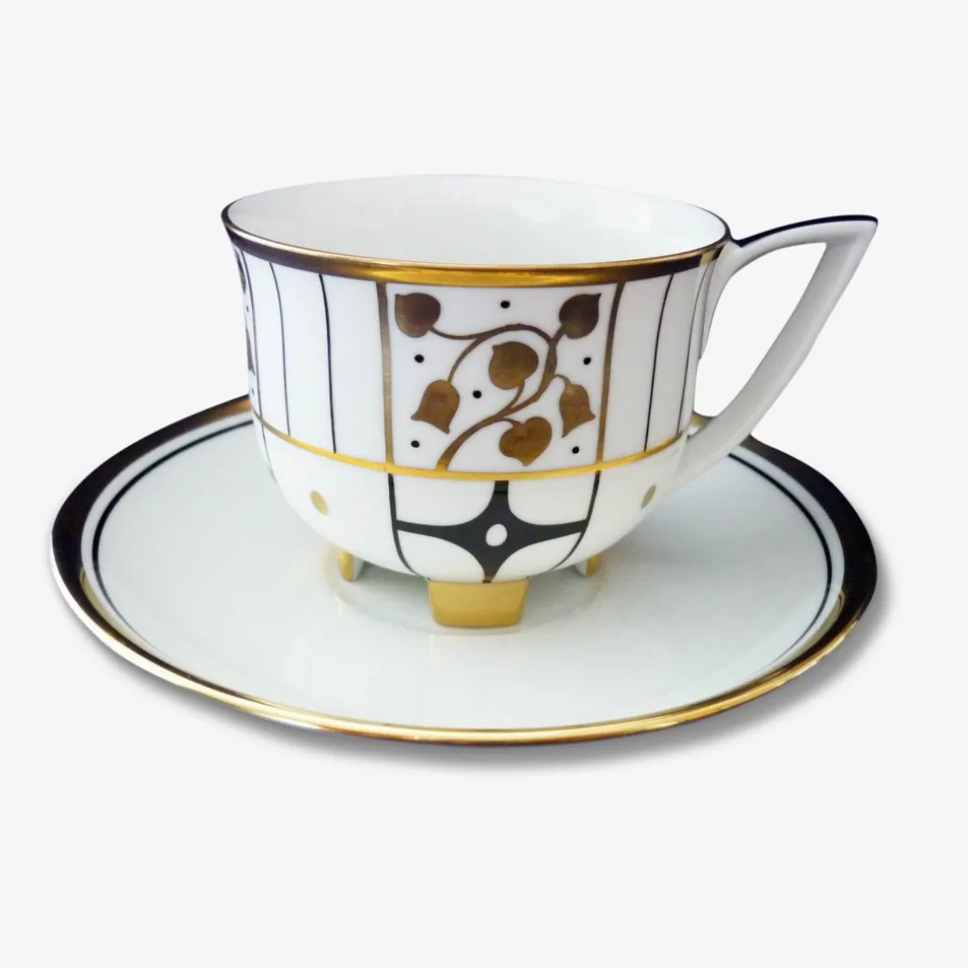 Kaffeetasse auf Füßchen 0,2l, Déco Vienne