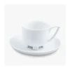 Kaffeetasse auf Füßchen 0,20l, Hoffmann Weiß