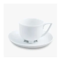 Kaffeetasse auf Füßchen 0,20l, Hoffmann Weiß