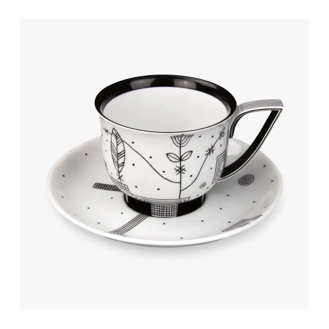 Kaffeetasse auf Füßchen, Mythos