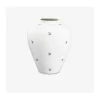 Kürbisförmige Vase 15cm, Kornblumenstreuer