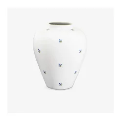 Kürbisförmige Vase 15cm, Kornblumenstreuer