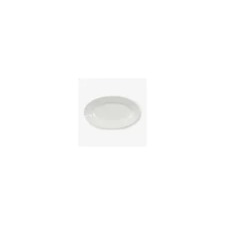 Ovale Platte 38x25 cm, Schubert Weiß
