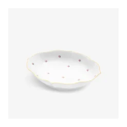 Ovale Schale 23x17cm, Alt Wiener Streuröschen
