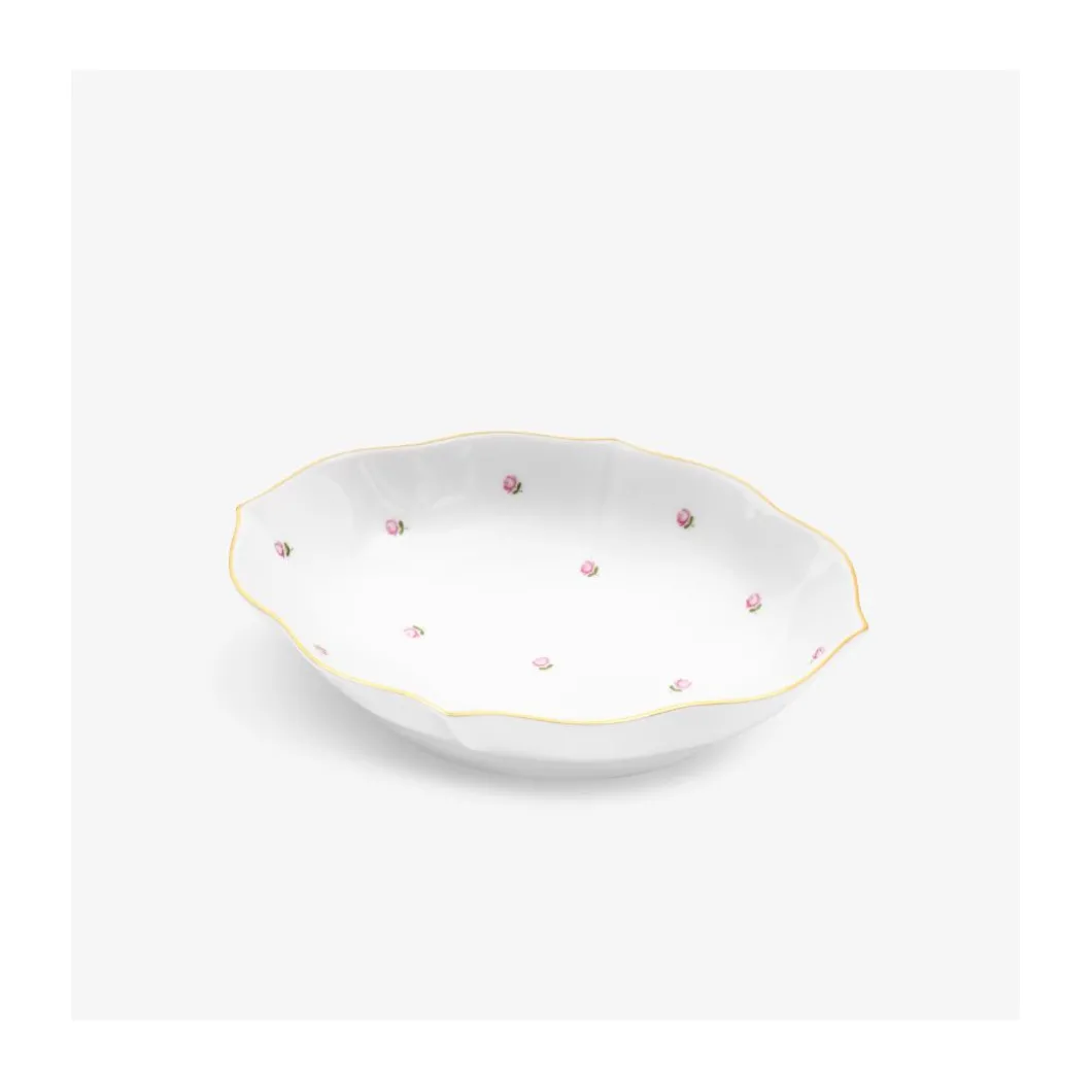 Ovale Schale 23x17cm, Alt Wiener Streuröschen