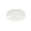 Platte Opus oval 32 x 21 cm, Weiß