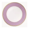 Platzteller 32cm, Lila mit Goldrand