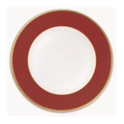 Platzteller 32cm, Terra mit Goldrand