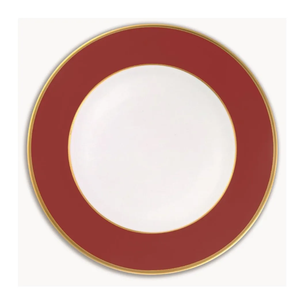Platzteller 32cm, Terra mit Goldrand