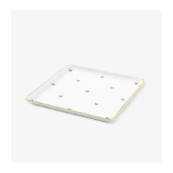 Quadratische Platte 16x16cm, Kornblumenstreuer
