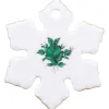 Schneestern 8cm, Maria Theresia und Goldkante