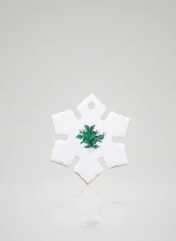 Schneestern 8cm, Maria Theresia und Goldkante