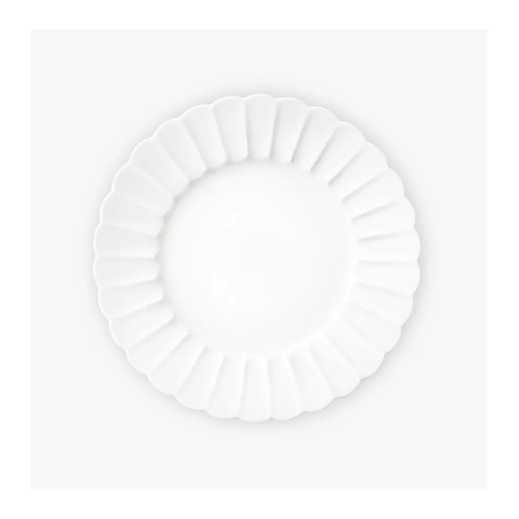 Speiseteller 25cm Melone, Weiß
