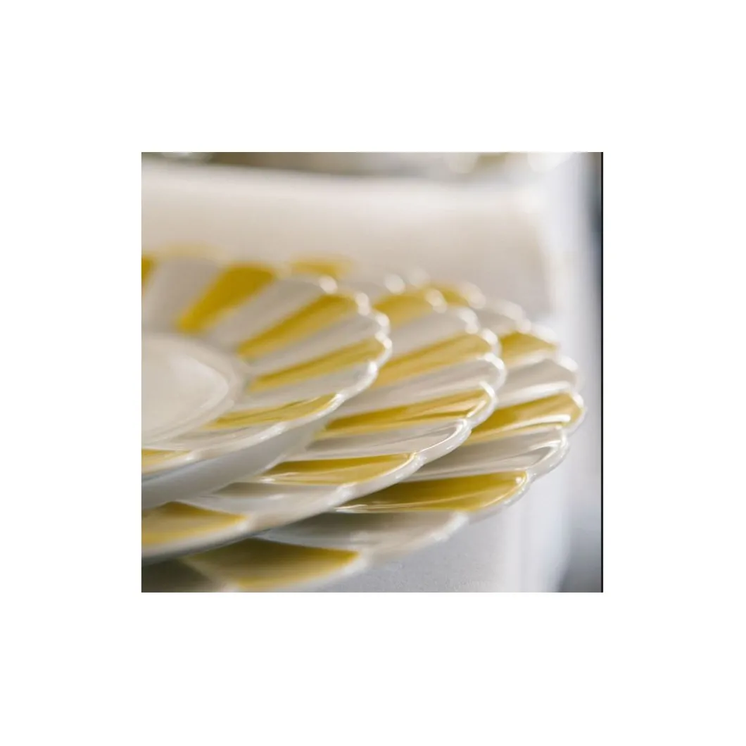 Speiseteller 25cm Melone, Weiß