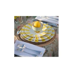 Speiseteller 25cm Melone, Weiß