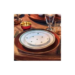 Suppenteller 25 cm, Weinlaubstreuer