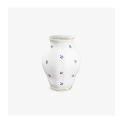 Vase in Barockform 12,4cm, Kornblumenstreuer