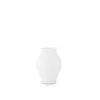Vase in Barockform hoch 15cm, Weiß