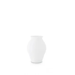 Vase in Barockform hoch 15cm, Weiß