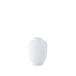 Vase in Lampionform 15cm, Weiß