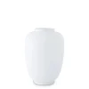 Vase in Lampionform 22cm, Weiß