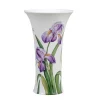 Vase in Trompetenform, Schwertlilien