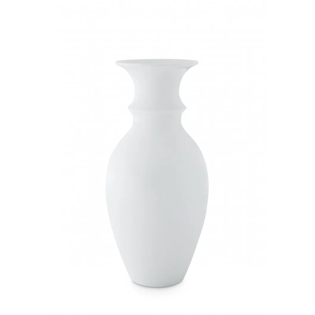 Vase Powolny 35cm, Weiß