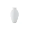 Vase stromlinienförmig 25cm, Weiß